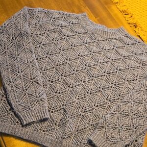 Taupe Knit Sweater From Charlie B